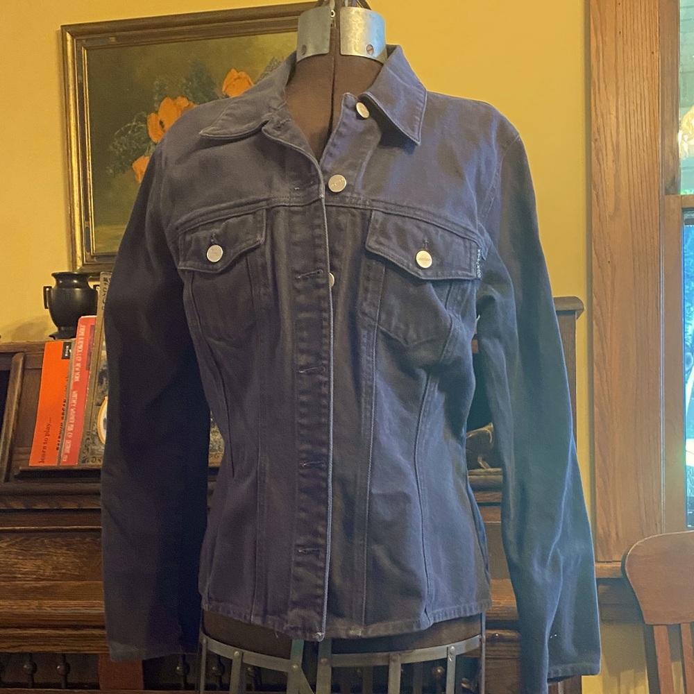 Karen Kane Navy Denim Jacket